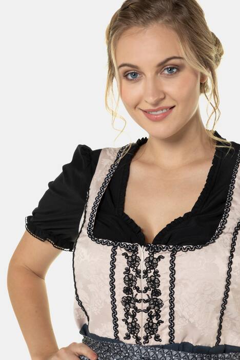 Fest-Dirndl, Stickerei, Jacquard, inklusive Schürze