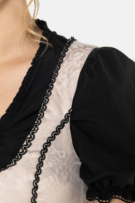 Fest-Dirndl, Stickerei, Jacquard, inklusive Schürze