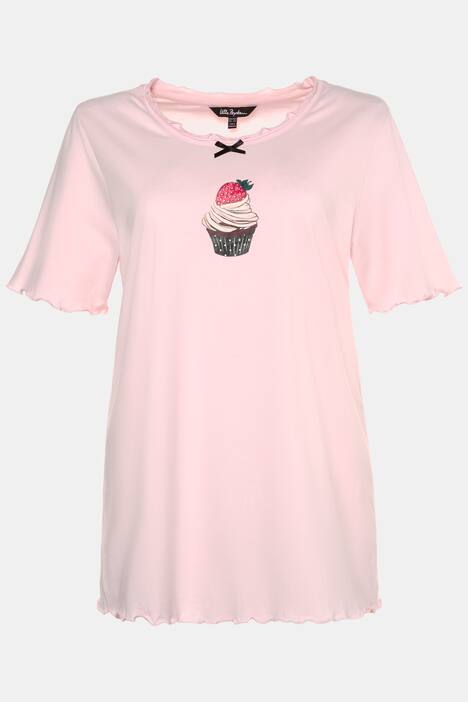 Pyjama, Cupcake-Motiv, gerüschte Abschlüsse