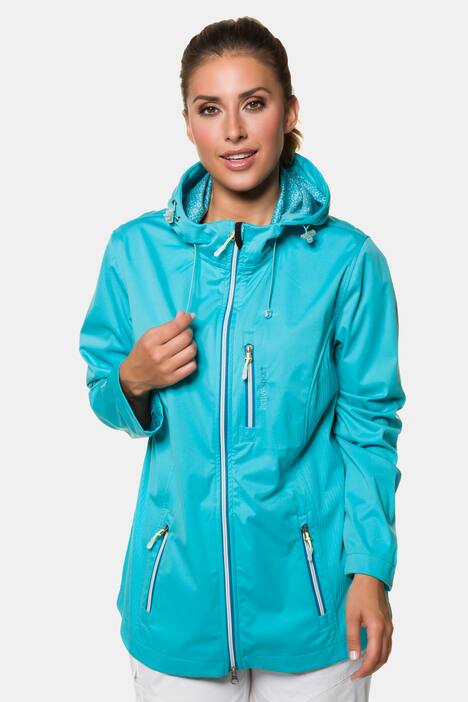 Softshelljacke, wasserabweisend, 2-Wege-Zipper