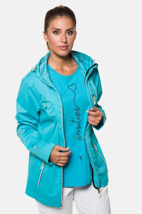 Softshelljacke, wasserabweisend, 2-Wege-Zipper