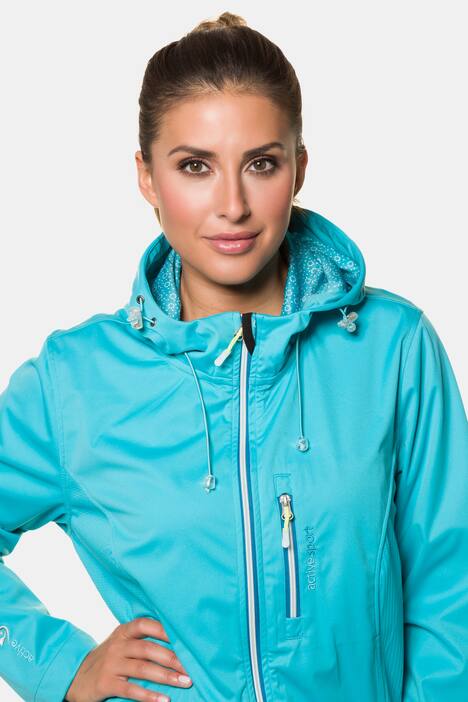 Softshelljacke, wasserabweisend, 2-Wege-Zipper