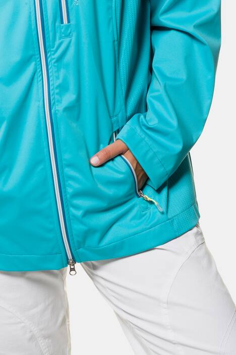 Softshelljacke, wasserabweisend, 2-Wege-Zipper