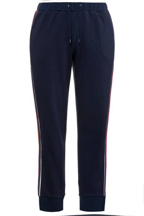 Side Stripe Drawstring Elastic Waist Knit Sweatpants