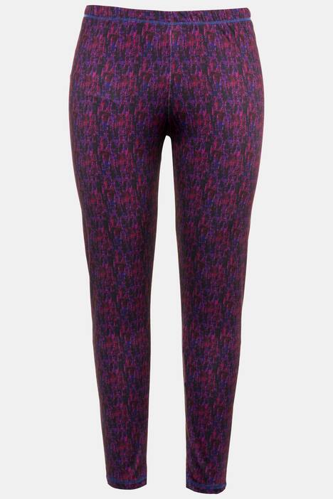 Leggings, Zahlenmuster, schnelltrocknend, Gummibund