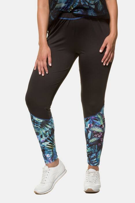 Leggings, Dschungelmuster, Elastikbund