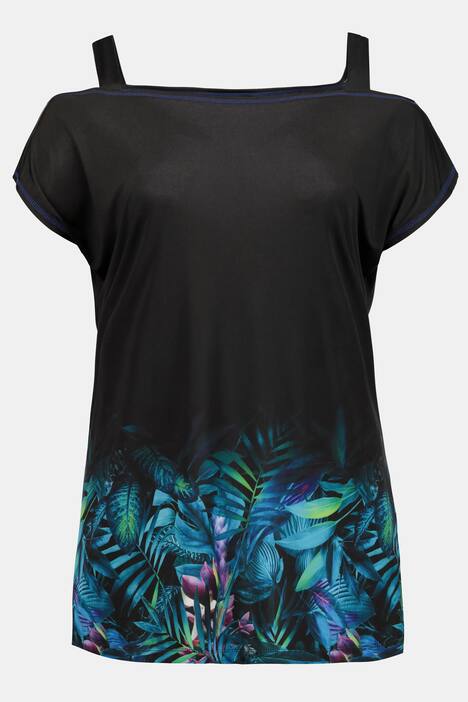 Shirt, functioneel, sneldrogend, cut-out schouders