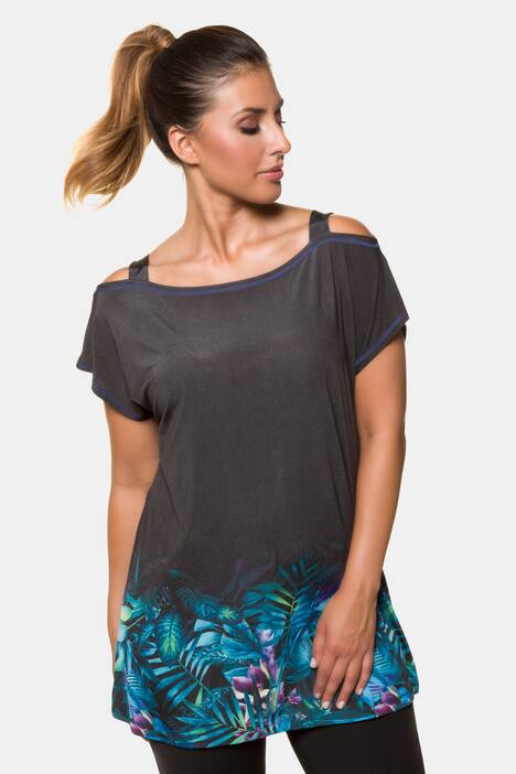 Shirt, functioneel, sneldrogend, cut-out schouders