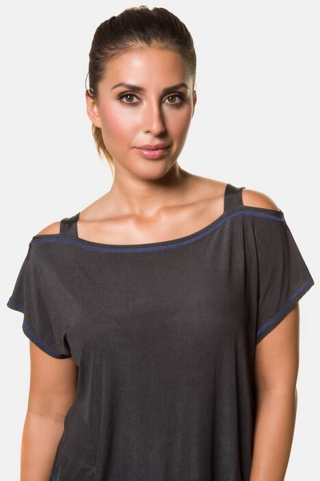 Shirt, functioneel, sneldrogend, cut-out schouders