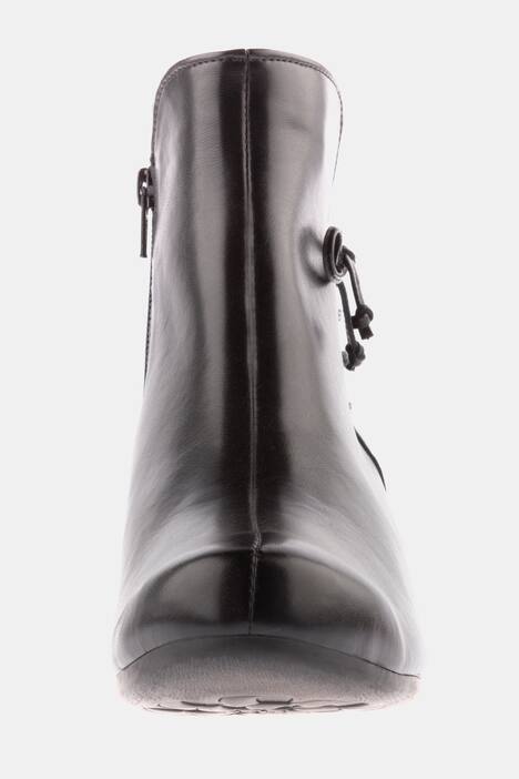 Stiefeletten, Zierschleife, Nappaleder, Weite H
