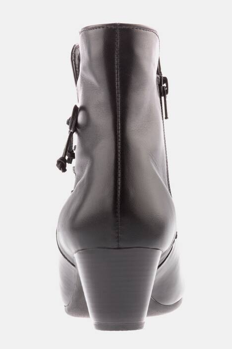 Stiefeletten, Zierschleife, Nappaleder, Weite H