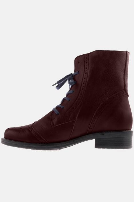Stiefeletten, Fleecefutter, Nappaleder, Weite H