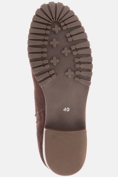 Stiefeletten, Knautsch-Effekt, Veloursleder, Weite H