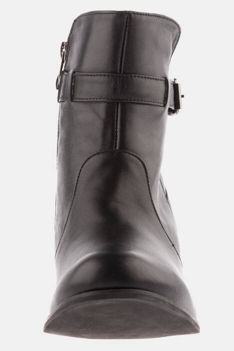 Stiefeletten, Elastikeinsatz, Nappaleder, Weite H
