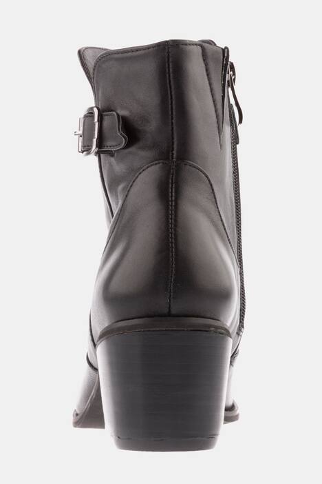 Stiefeletten, Elastikeinsatz, Nappaleder, Weite H