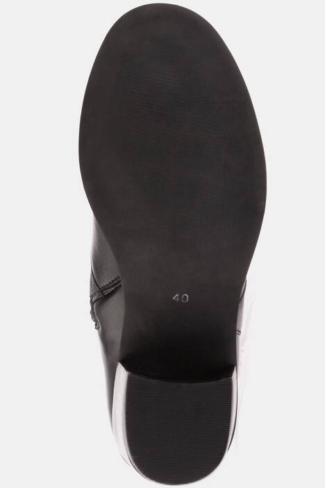 Stiefeletten, Elastikeinsatz, Nappaleder, Weite H