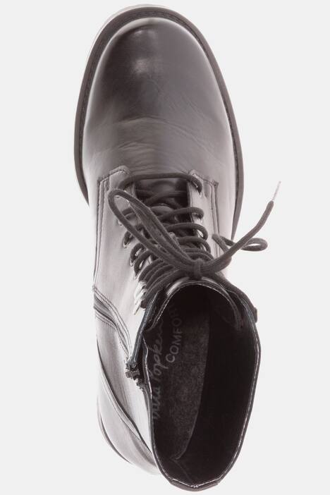 Stiefeletten, Schnürform, Nappaleder, Weite H