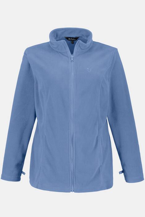 Fleecejacke, Stehkragen, Baukastensystem, Langarm