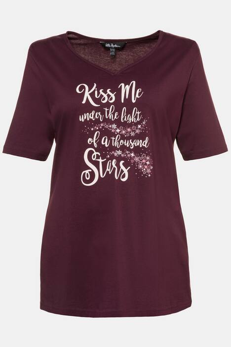 Pyjama, Motiv 'Kiss me', Sternenmuster, bis Gr. 66/68