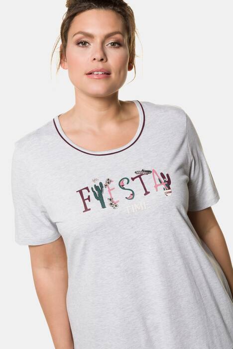 Bigshirts, 2er-Pack, Fiesta-Motiv, Mexikomuster, Halbarm