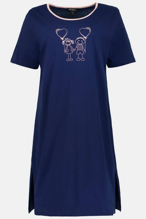 Bigshirts, 2er-Pack, Strichmännchen, bis Gr. 66/68