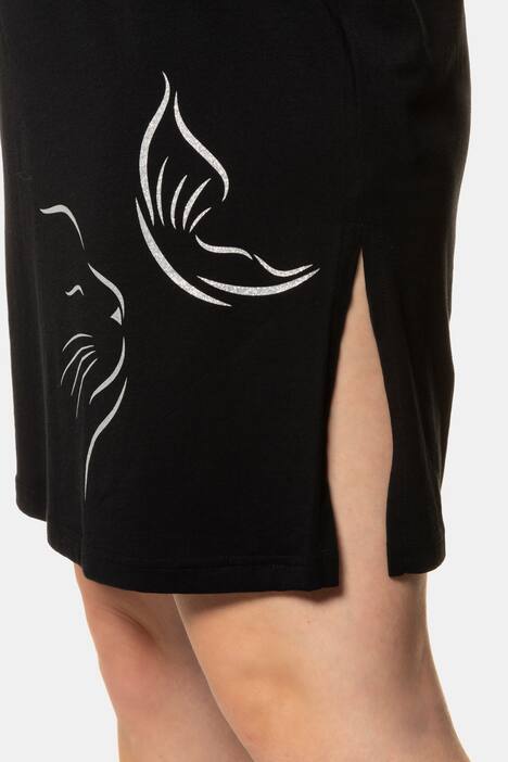 Longshirt, Katzenmotiv, Rundhalsausschnitt