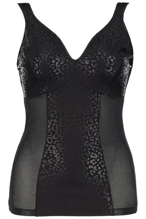 Animal Spots V-Neck Tank Style Shapewear