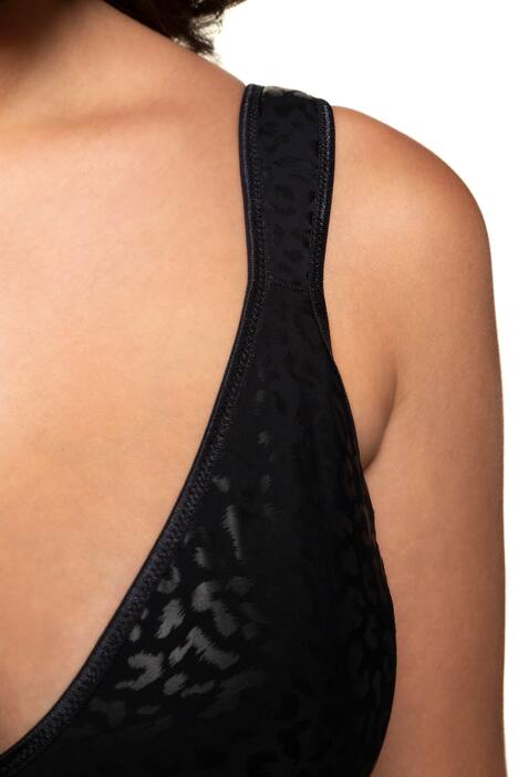 Animal Spots V-Neck Tank Style Shapewear