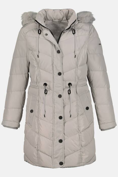 Steppjacke, Webfell abnehmbar, 2-Wege-Zipper