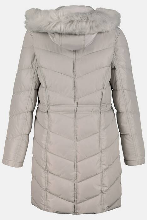 Steppjacke, Webfell abnehmbar, 2-Wege-Zipper