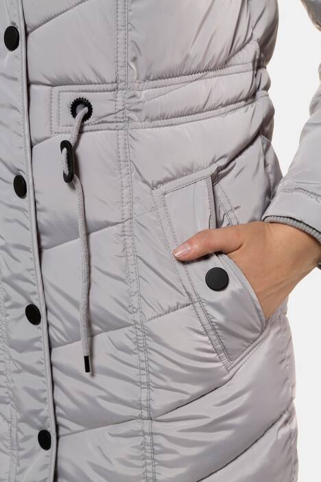 Steppjacke, Webfell abnehmbar, 2-Wege-Zipper