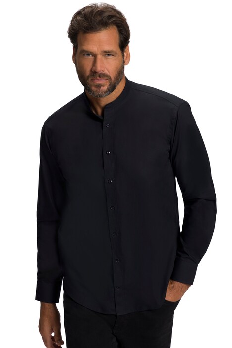 Košile, stojatý límec, do 8 XL, střih Modern