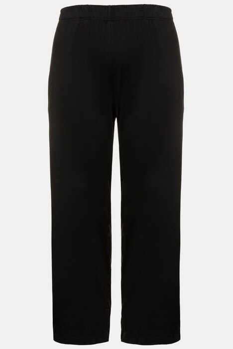 Broek, recht model, elastische band, jersey