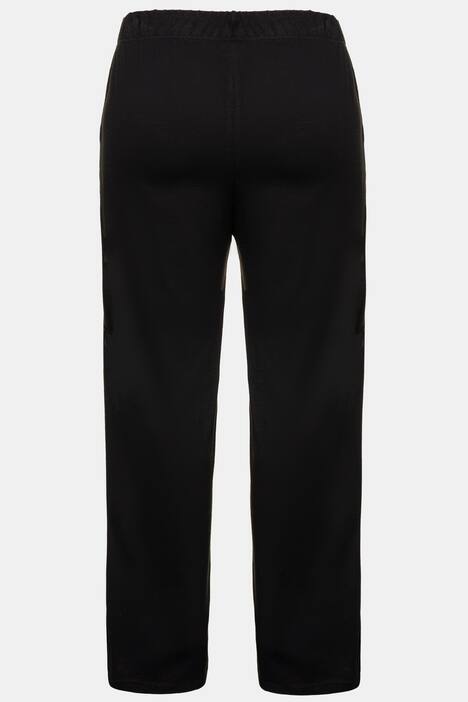 Jerseyhose, elastischer Bund, gerades Bein
