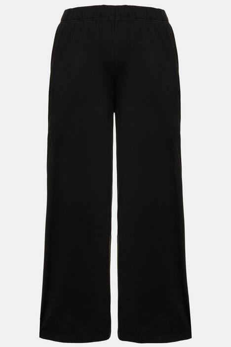 Jerseyhose, elastischer Bund, weites Bein