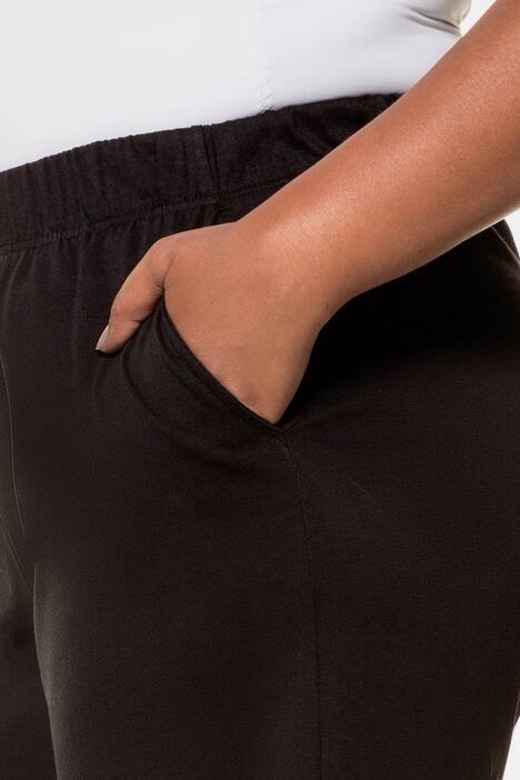 Jerseyhose, elastischer Bund, weites Bein