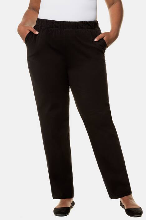 Jerseyhose, elastischer Bund, schmales Bein
