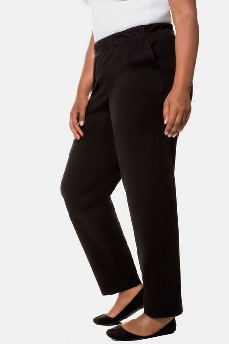 Jerseyhose, elastischer Bund, schmales Bein