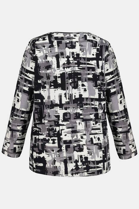 Graphic Grid Print Tee