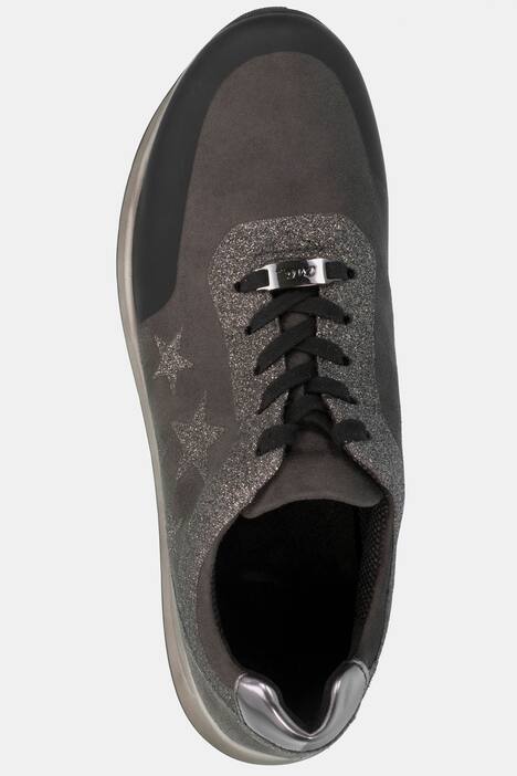 ARA, Sneaker, Leder, elastischer Schnürung, Wechsel-Fußbett, Weite H