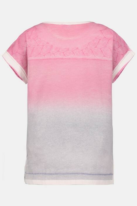 T-Shirt, Farbverlauf, Spitze