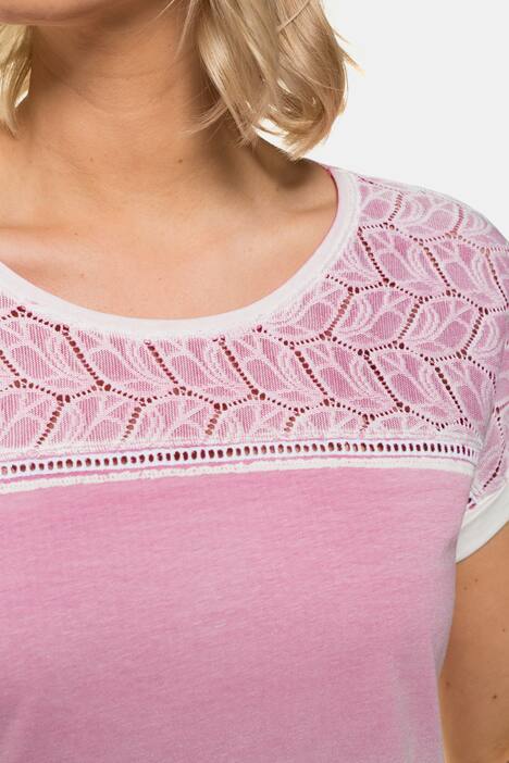 T-Shirt, Farbverlauf, Spitze