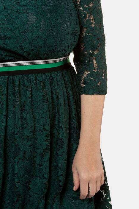 Kleid, Spitze, blickdichtes Futter, 3/4-Ärmel