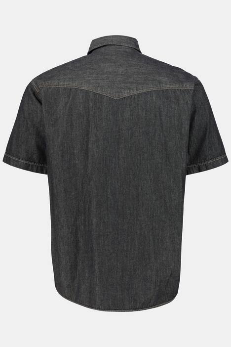 Jeanshemd, Halbarm, Kentkragen, Modern Fit