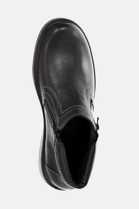 Stiefelette, Jomos, echtes Leder, Lammfell-Futter