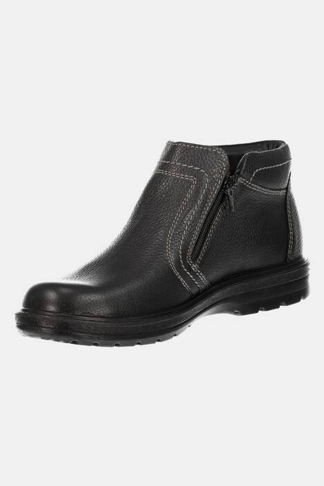 Stiefelette, Jomos, echtes Leder, Lammfell-Futter