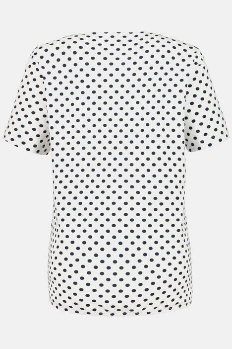 T-Shirt, Patchdruck, Relaxed, Bindeband, Materialmix