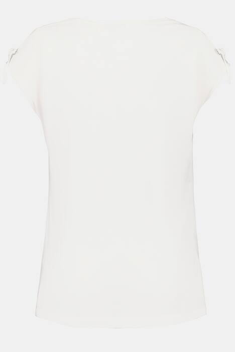 T-Shirt, Blütenmotive, Schulter-Cut-Out
