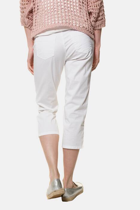 3/4-Hose Tina, Zierstich, gerades Bein, extraweich