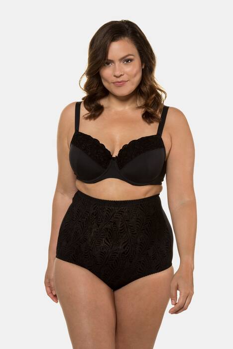 Flocked Accent Soft Cup Larissa Underwire Bra